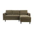 Dusklia - Sloane Right Hand Storage Chaise Sofa - Olive
