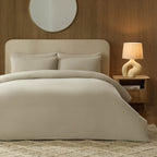 Dusklia - Soft Touch Microfibre Duvet Cover Set - Stone