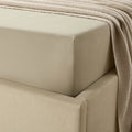 Dusklia - Soft Touch Microfibre Fitted Sheet - Stone