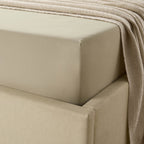 Dusklia - Soft Touch Microfibre Fitted Sheet - Stone