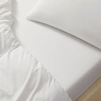 Dusklia - Soft Touch Microfibre Fitted Sheet - White