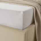 Dusklia - Soft Touch Microfibre Fitted Sheet - White