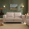 Dusklia - Soho 2 Seater Sofa - Chocolate Stripe