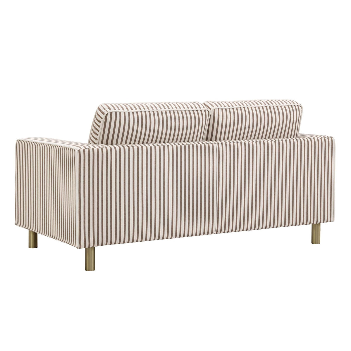 Dusklia - Soho 2 Seater Sofa - Chocolate Stripe