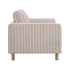 Dusklia - Soho 2 Seater Sofa - Chocolate Stripe