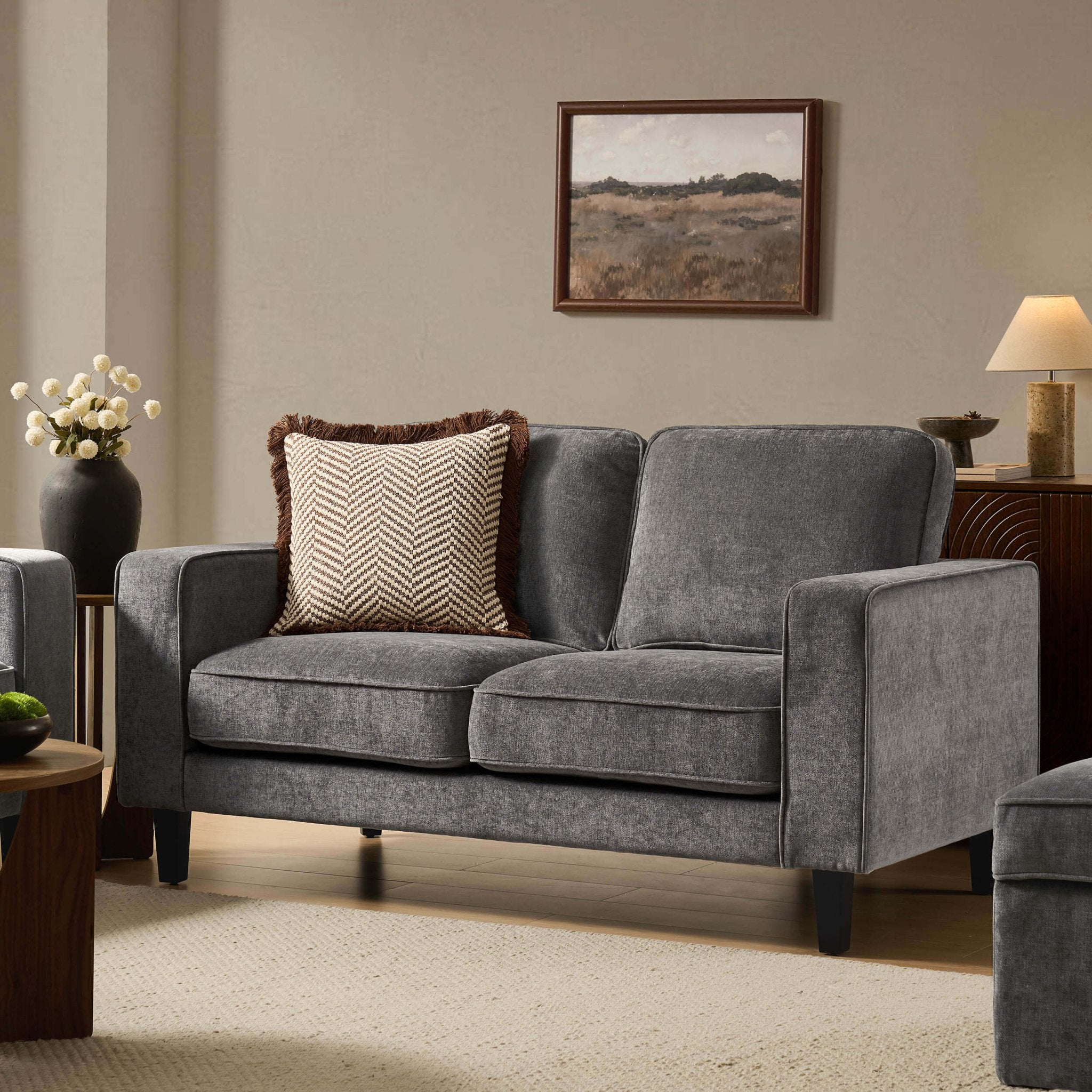 Dusklia - Soho 2 Seater Sofa - Grey