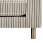 Dusklia - Soho 2 Seater Sofa - Sand Stripe