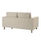 Dusklia - Soho 2 Seater Sofa - Sand Stripe