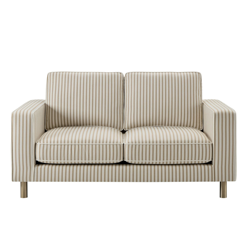Dusklia - Soho 2 Seater Sofa - Sand Stripe