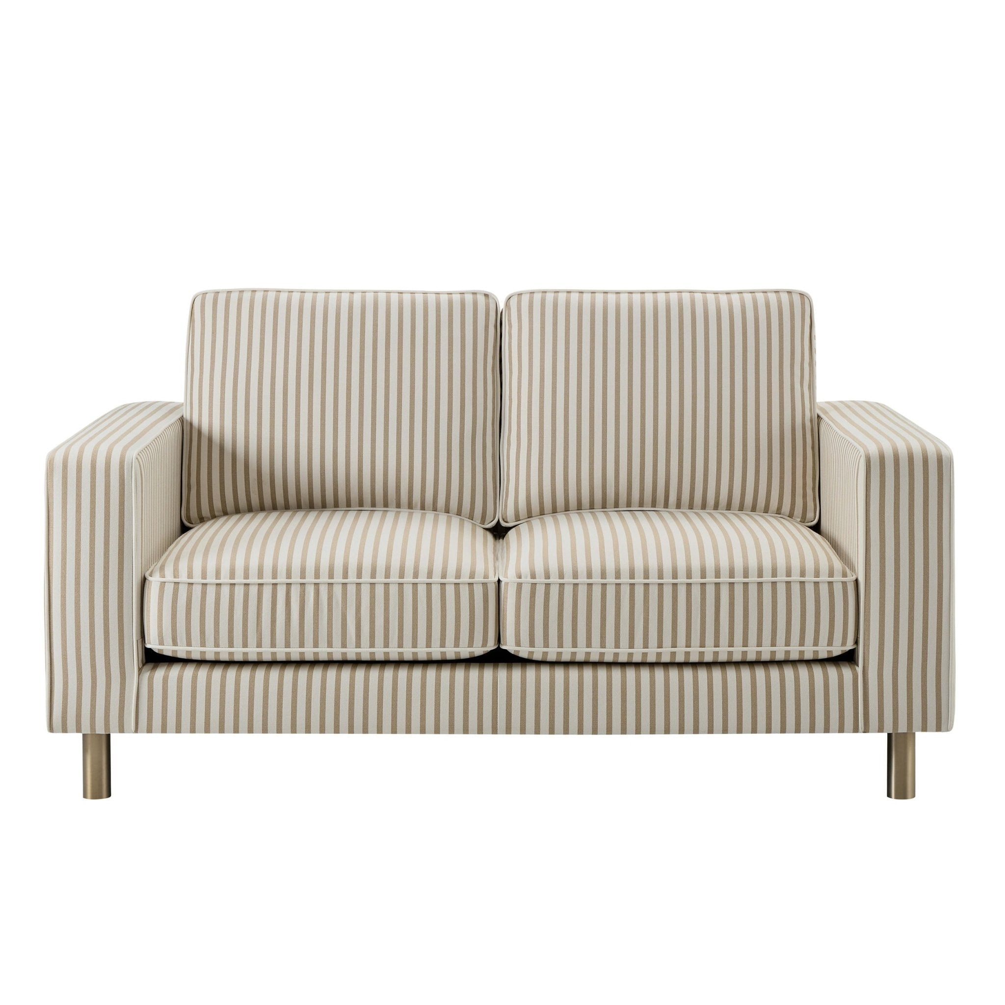 Dusklia - Soho 2 Seater Sofa - Sand Stripe