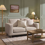 Dusklia - Soho 2 Seater Sofa - Sand Stripe