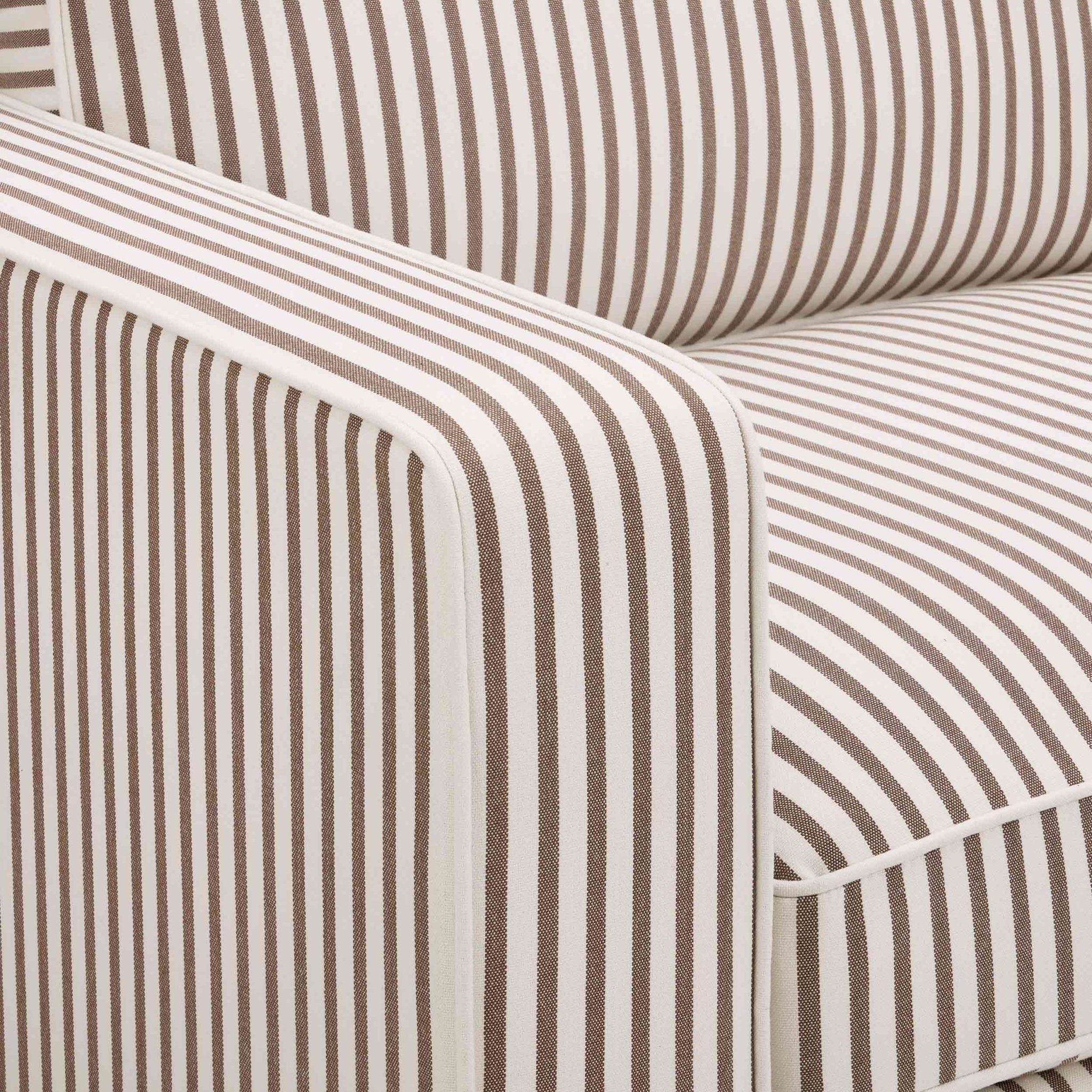 Dusklia - Soho 3 Seater Sofa - Chocolate Stripe