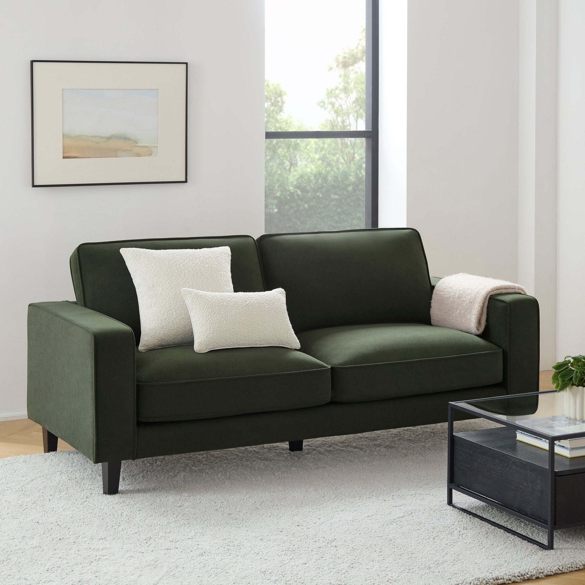 Dusklia - Soho 3 Seater Sofa - Dark Olive