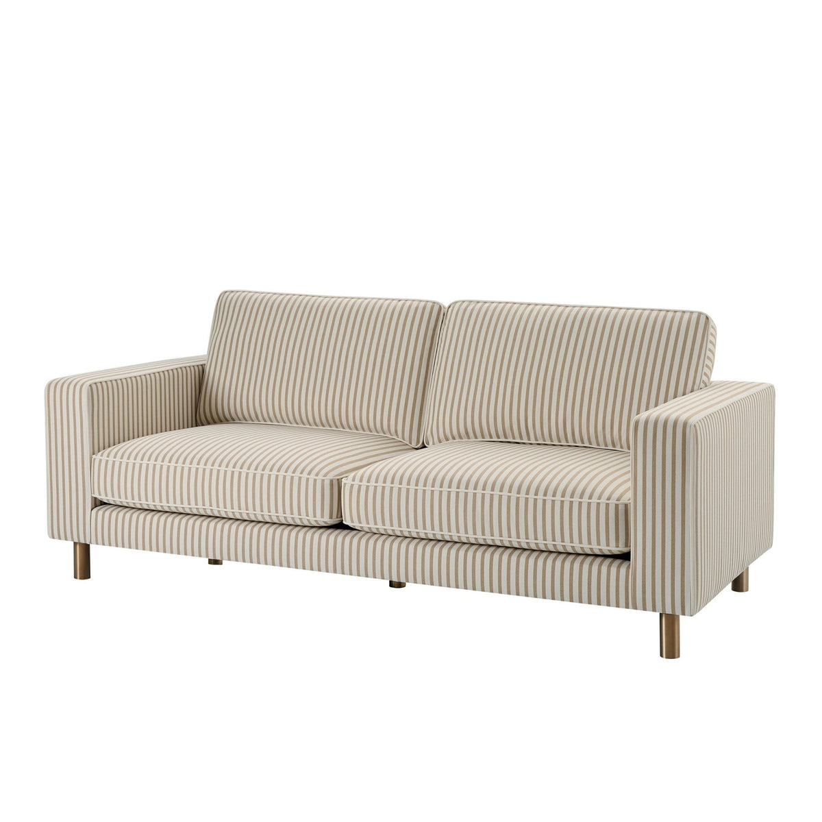 Dusklia - Soho 3 Seater Sofa - Sand Stripe