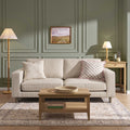 Dusklia - Soho 3 Seater Sofa - Sand Stripe