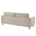 Dusklia - Soho 3 Seater Sofa - Sand Stripe
