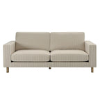 Dusklia - Soho 3 Seater Sofa - Sand Stripe