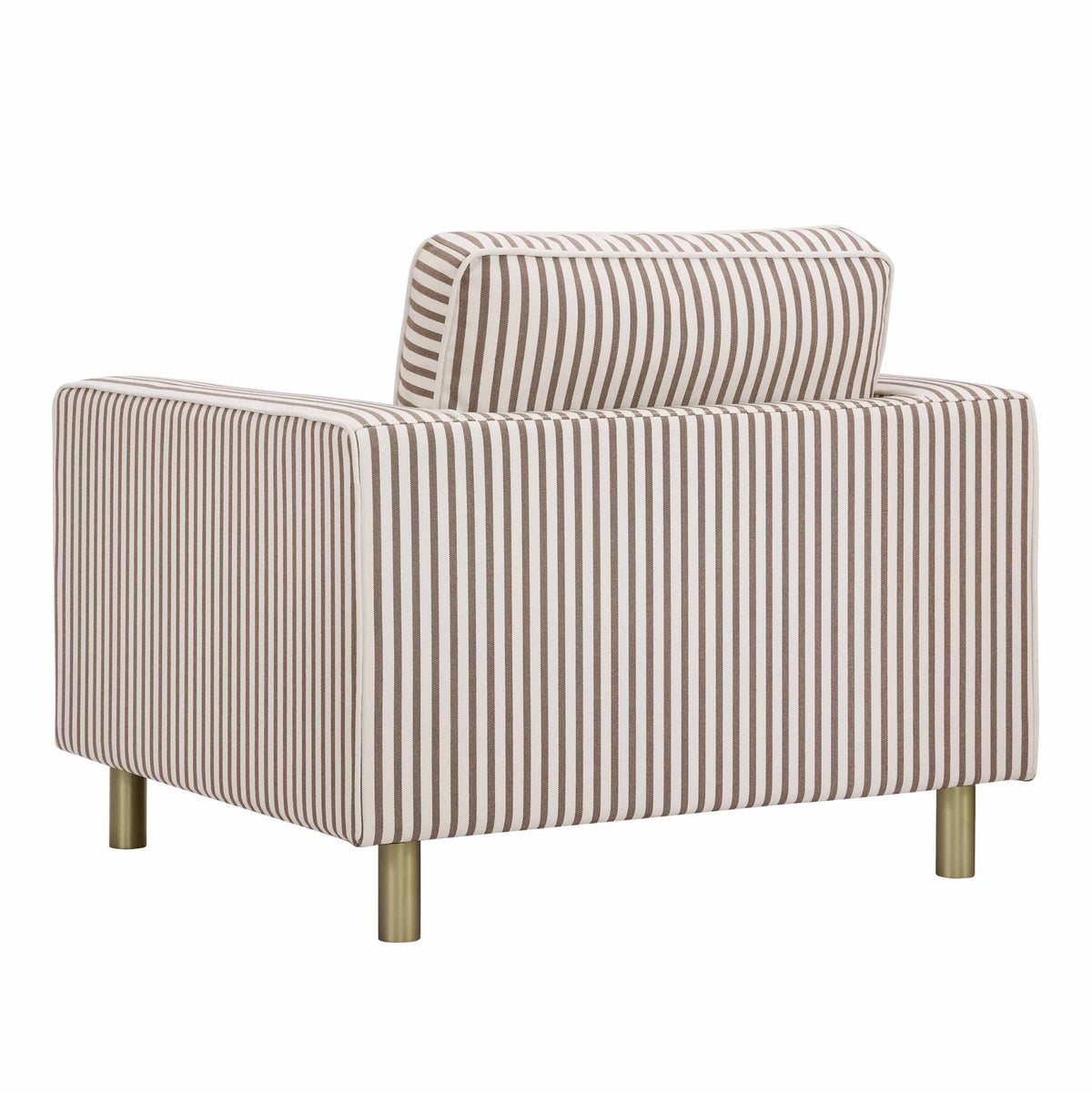 Dusklia - Soho Armchair -  Chocolate Stripe