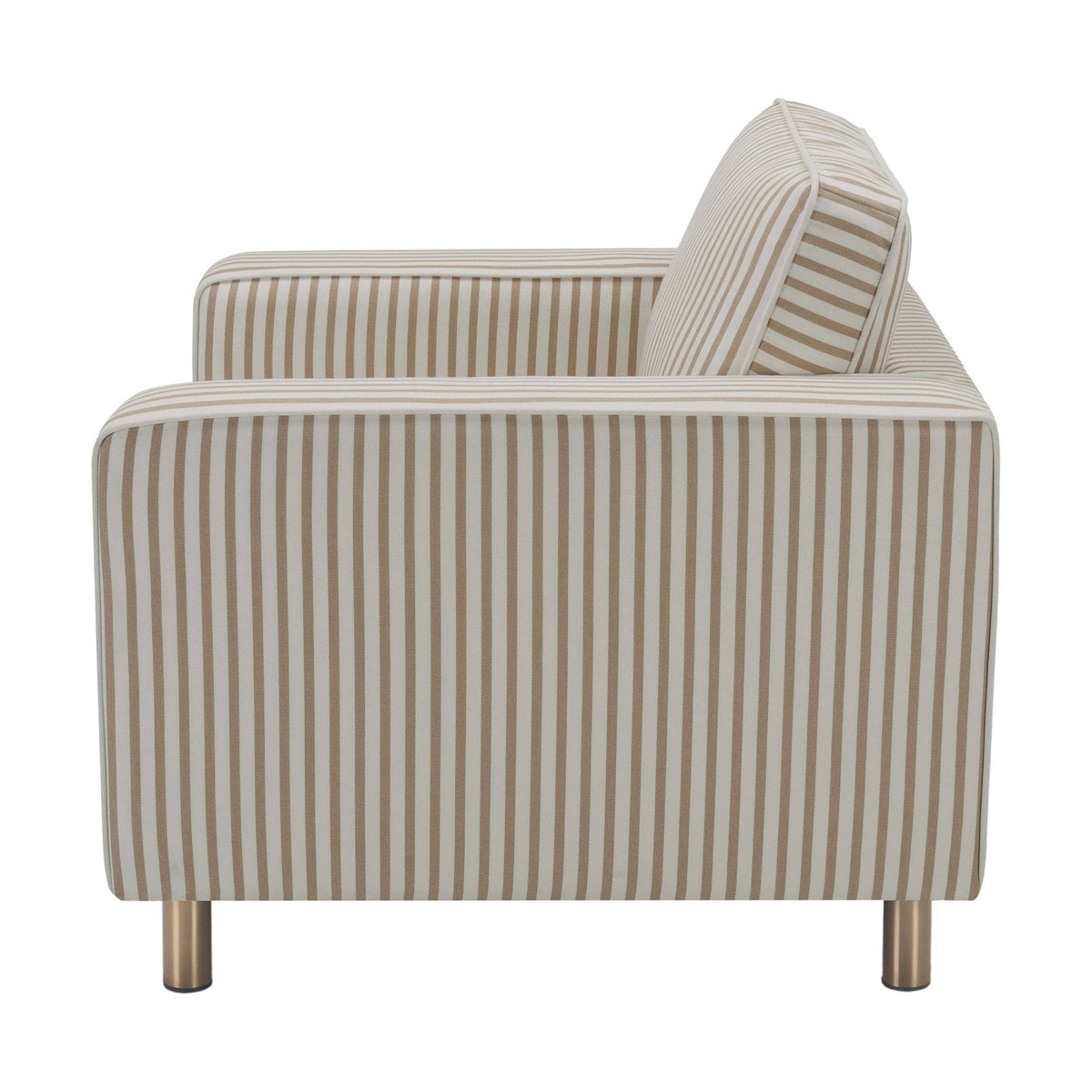 Dusklia - Soho Armchair - Sand Stripe