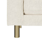 Dusklia - Soho Bouclé 2 Seater Sofa - Ivory