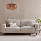 Dusklia - Soho Bouclé 3 Seater Sofa - Ivory