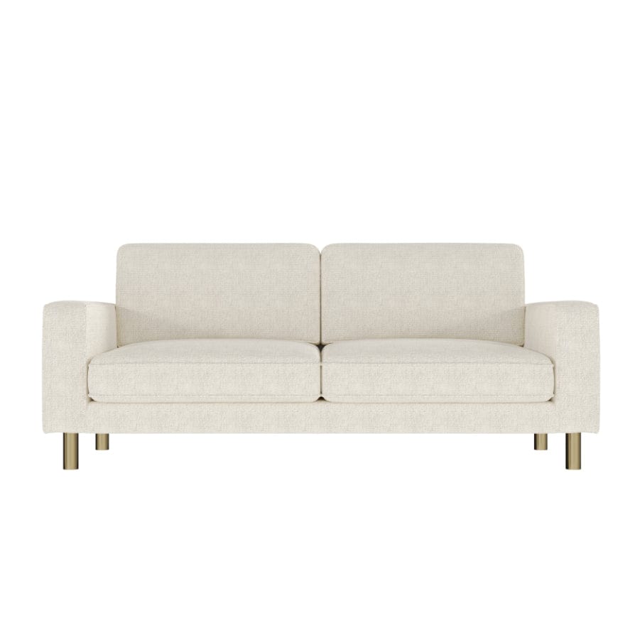 Dusklia - Soho Bouclé 3 Seater Sofa - Ivory