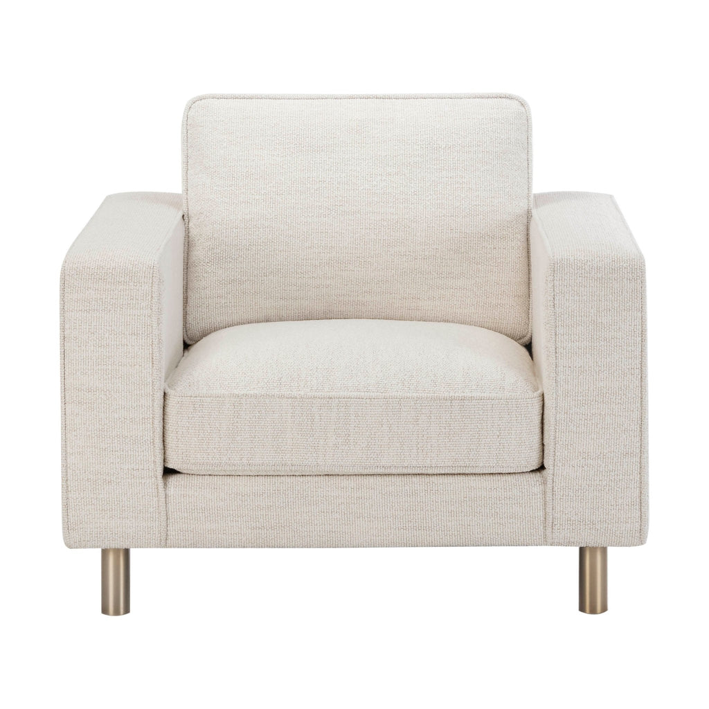 Dusklia - Soho Boucle Armchair - Ivory