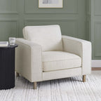 Dusklia - Soho Boucle Armchair - Ivory
