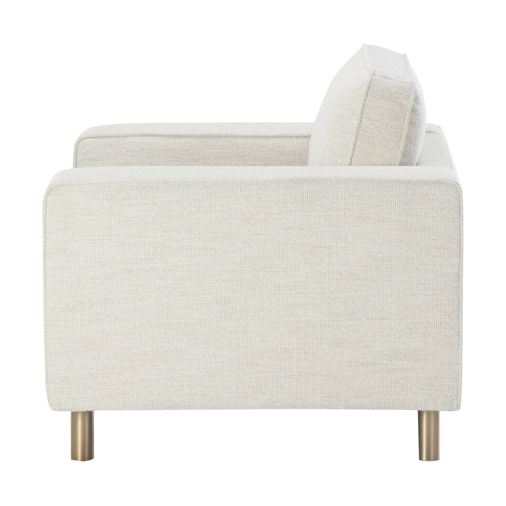 Dusklia - Soho Boucle Armchair - Ivory