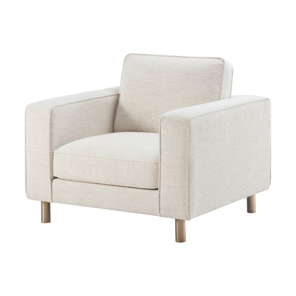 Dusklia - Soho Boucle Armchair - Ivory