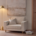 Dusklia - Soho Bouclé Loveseat - Ivory