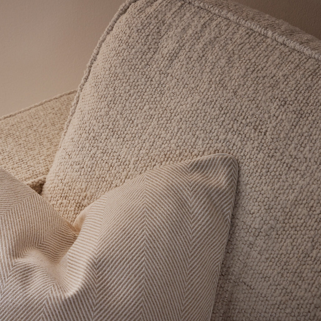 Dusklia - Soho Bouclé Loveseat - Ivory