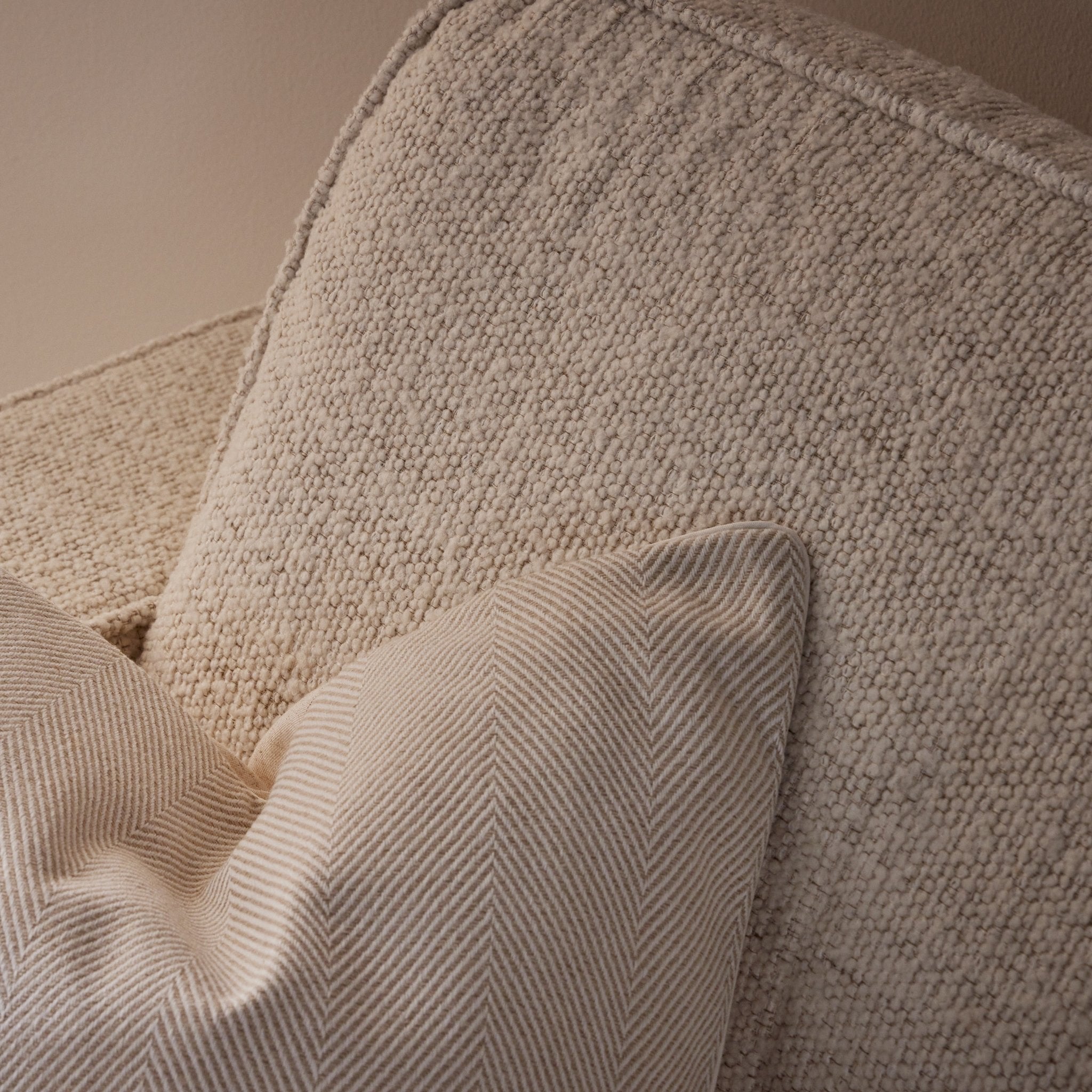 Dusklia - Soho Bouclé Loveseat - Ivory