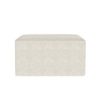 Dusklia - Soho Bouclé Ottoman Storage Pouffe - Ivory