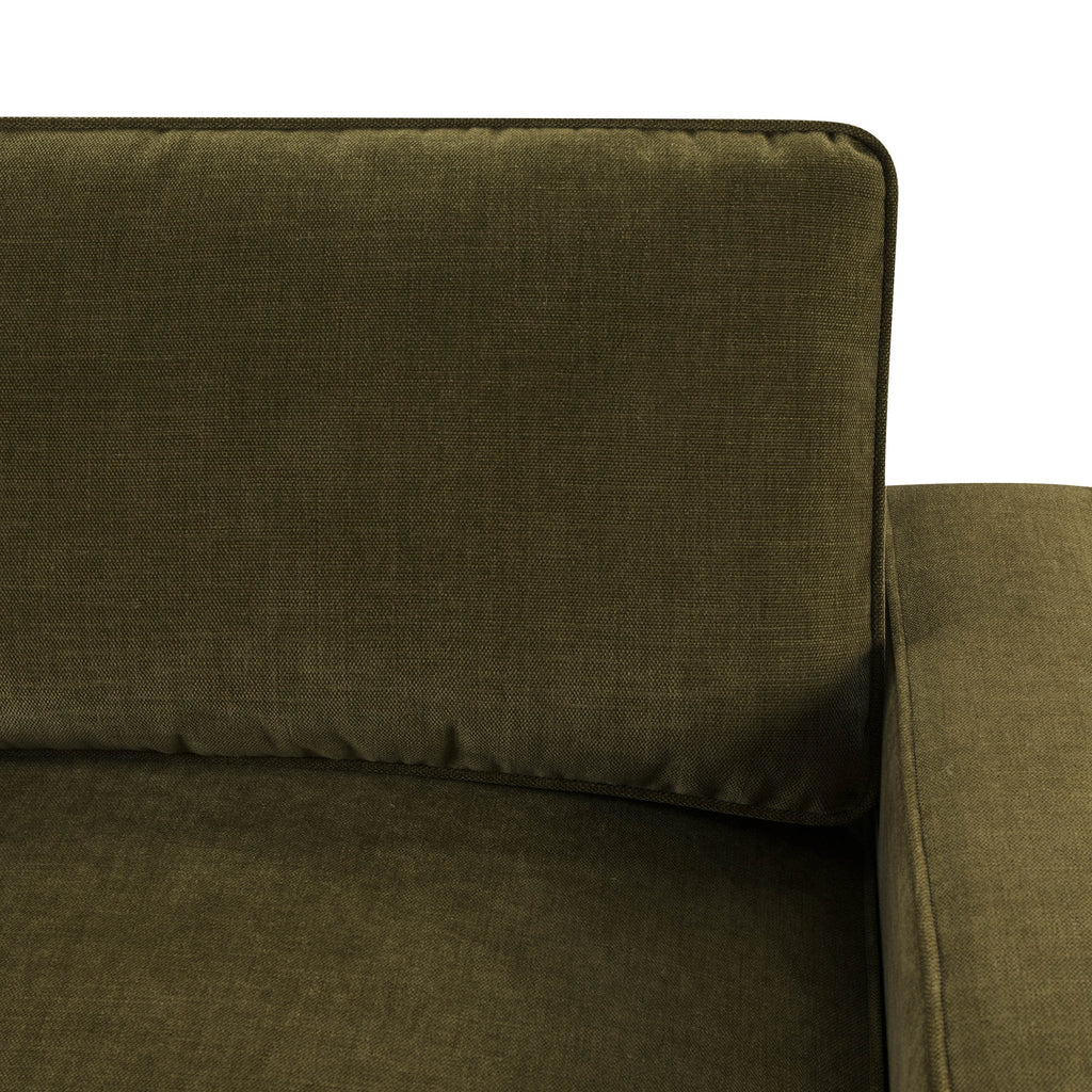 Dusklia - Soho Chair Bed - Chenille Olive