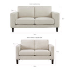 Dusklia - Soho Small 2 Seater Sofa - Grey