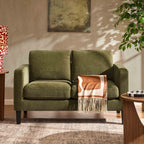 Dusklia - Soho Small 2 Seater Sofa - Chenille Olive