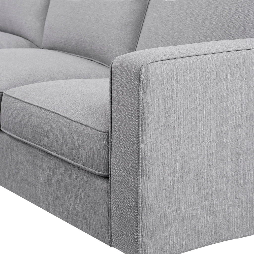 Dusklia - Soho Left Hand Storage Chaise Sofa - Mid Grey