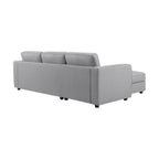 Dusklia - Soho Left Hand Storage Chaise Sofa - Mid Grey