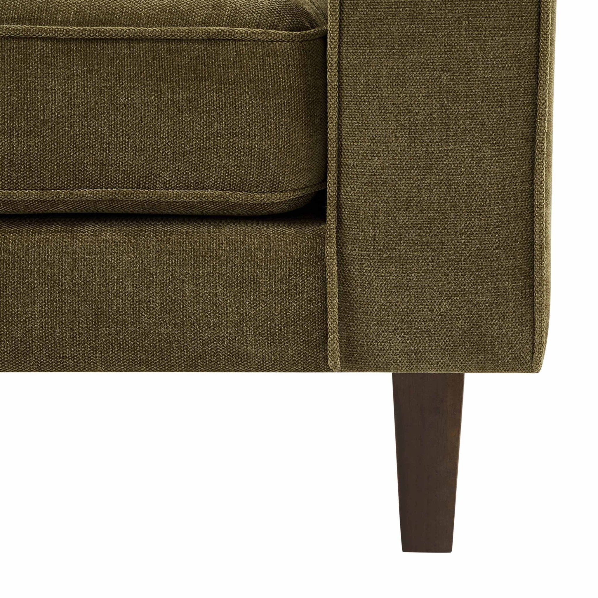 Dusklia - Soho Loveseat - Chenille Olive