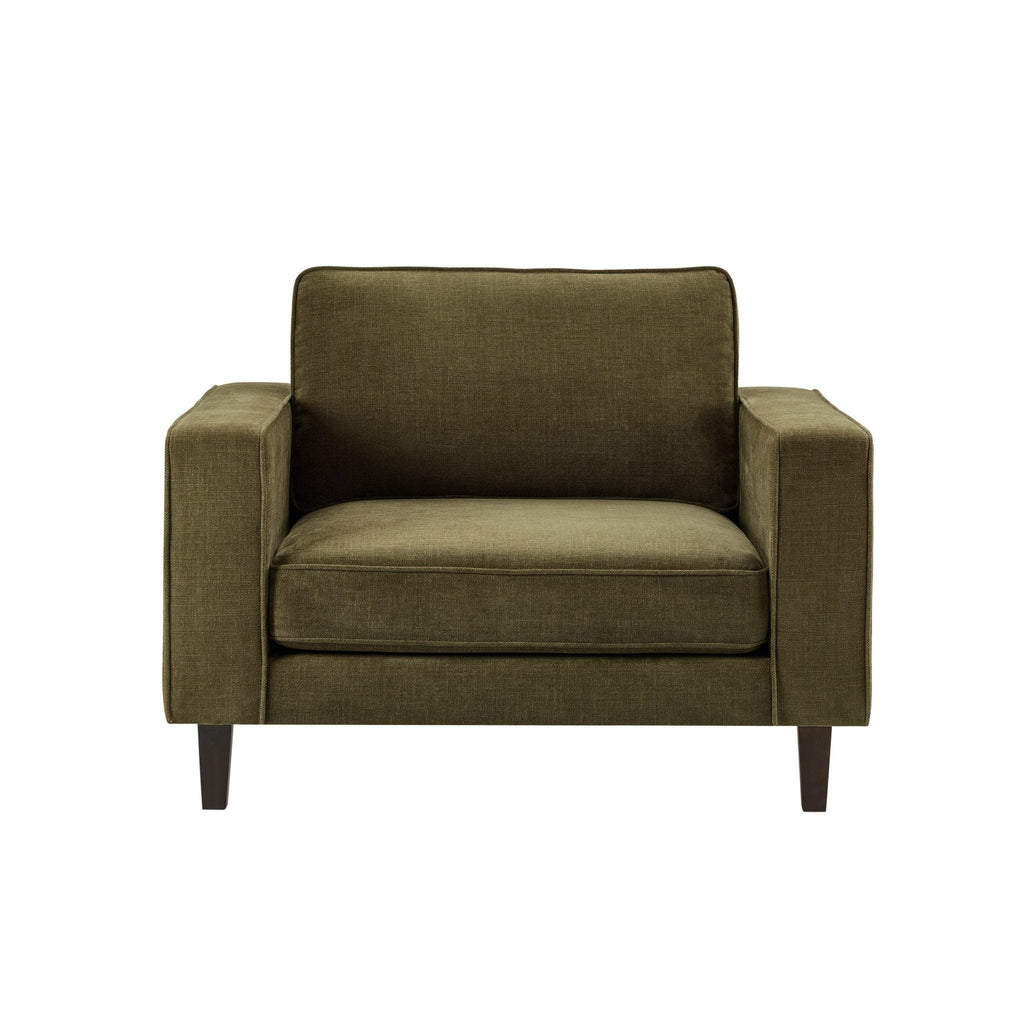 Dusklia - Soho Loveseat - Chenille Olive