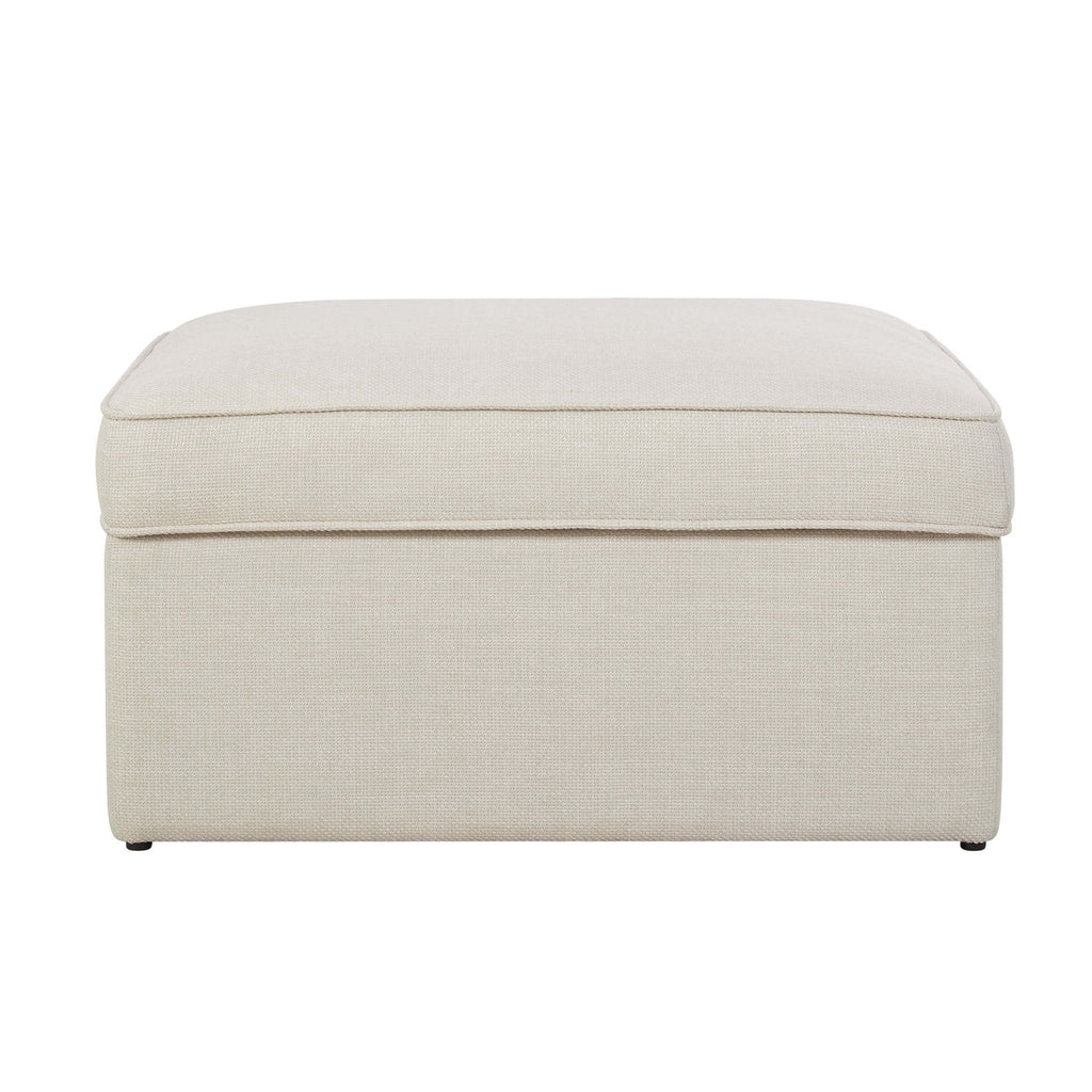 Dusklia - Soho Ottoman Storage Pouffe - Beige