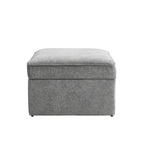 Dusklia - Soho Ottoman Storage Pouffe - Grey