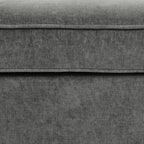 Dusklia - Soho Ottoman Storage Pouffe - Grey
