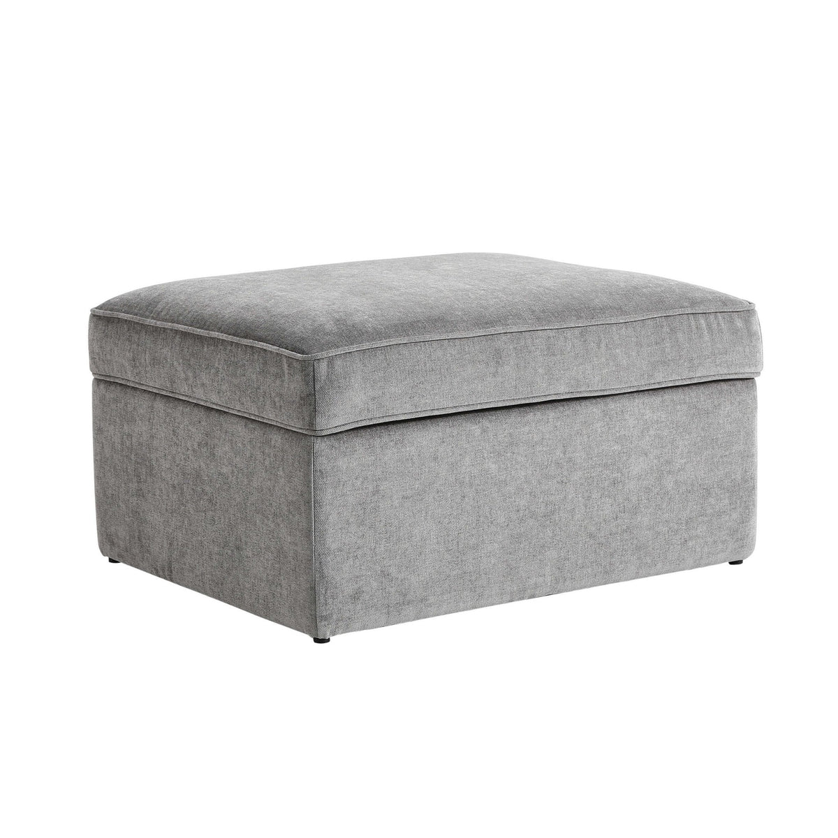 Dusklia - Soho Ottoman Storage Pouffe - Grey