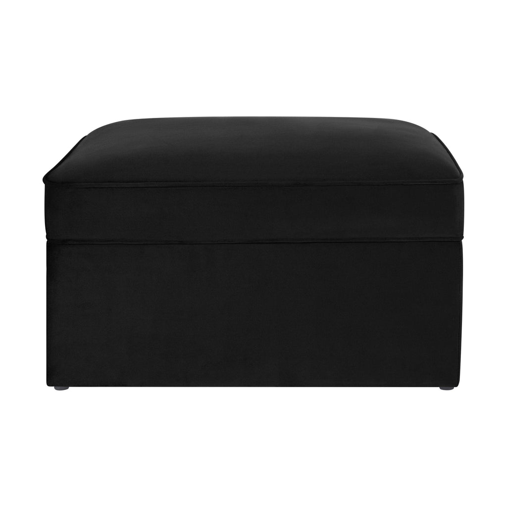 Dusklia - Soho Ottoman Storage Pouffe - Ink