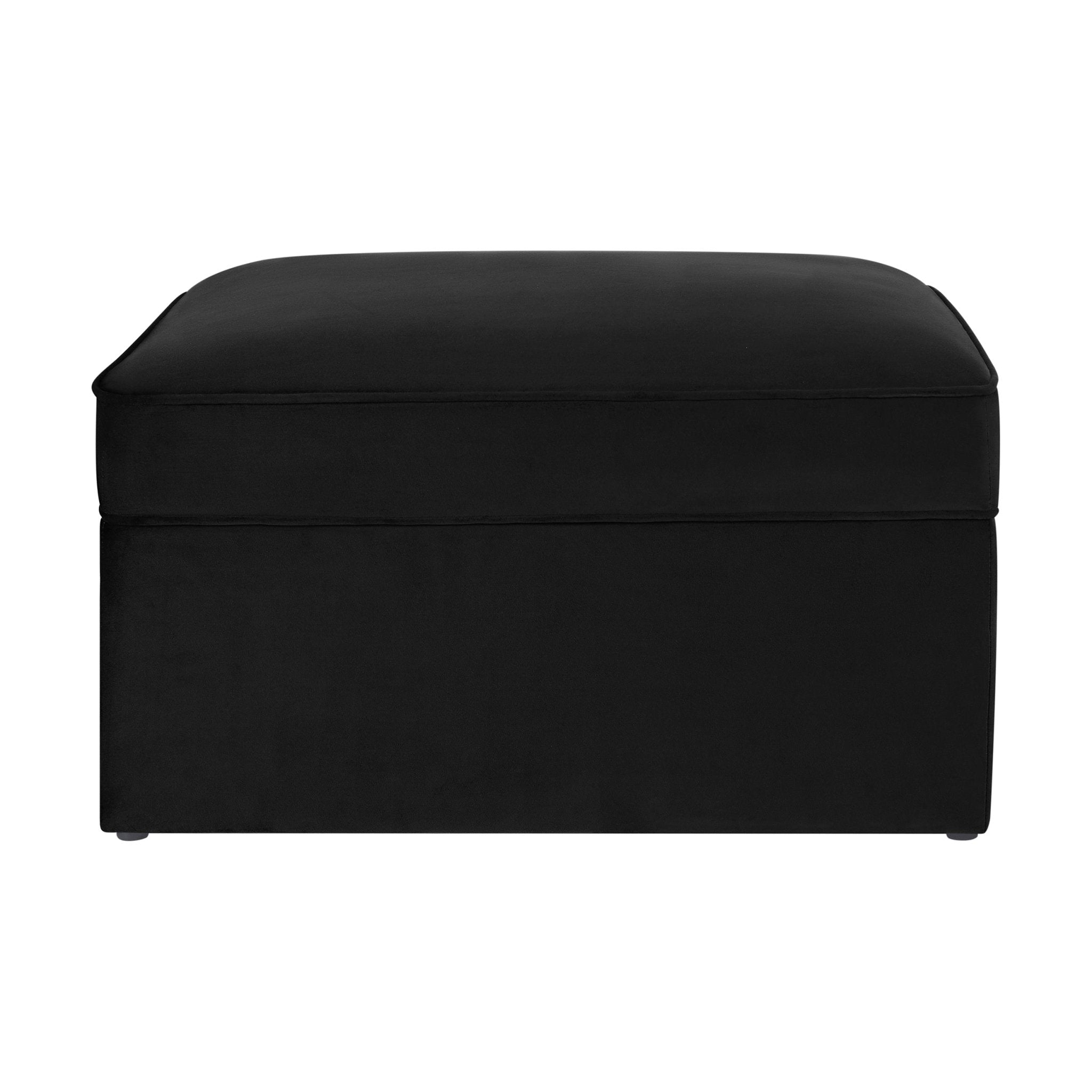 Dusklia - Soho Ottoman Storage Pouffe - Ink