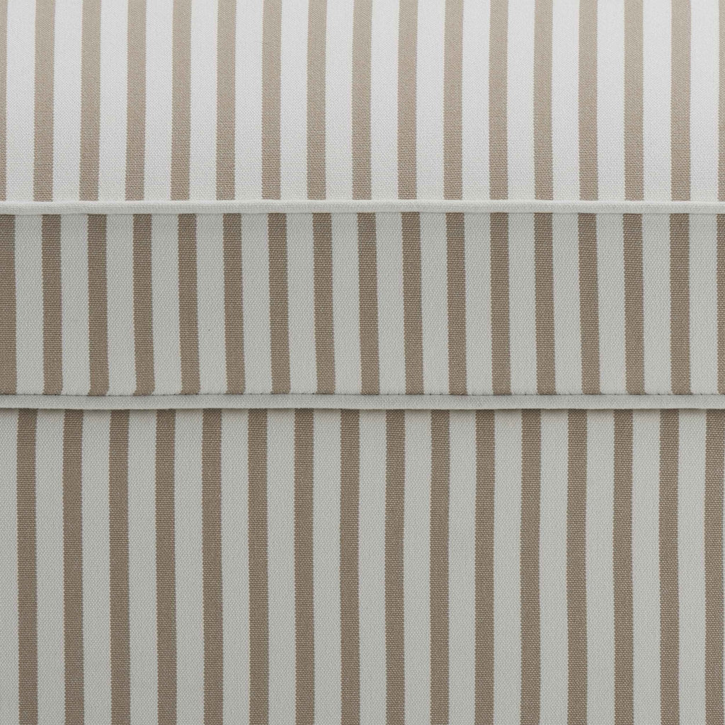 Dusklia - Soho Ottoman Storage Pouffe - Sand Stripe