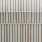 Dusklia - Soho Ottoman Storage Pouffe - Sand Stripe