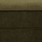 Dusklia - Soho Ottoman Storage Pouffe - Chenille Olive